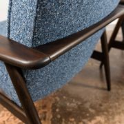 Paire de fauteuils bleus vintage GFM 300-192, 1960