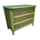 Commode en rotin et cannage