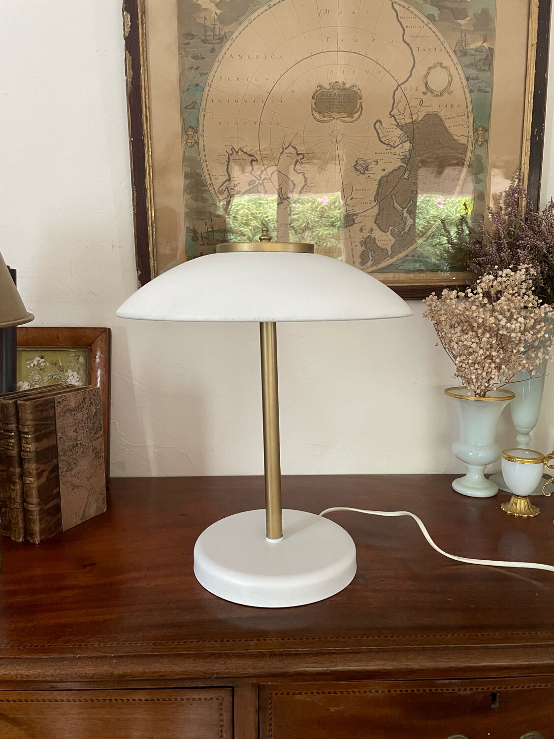 Vintage mushroom lamp