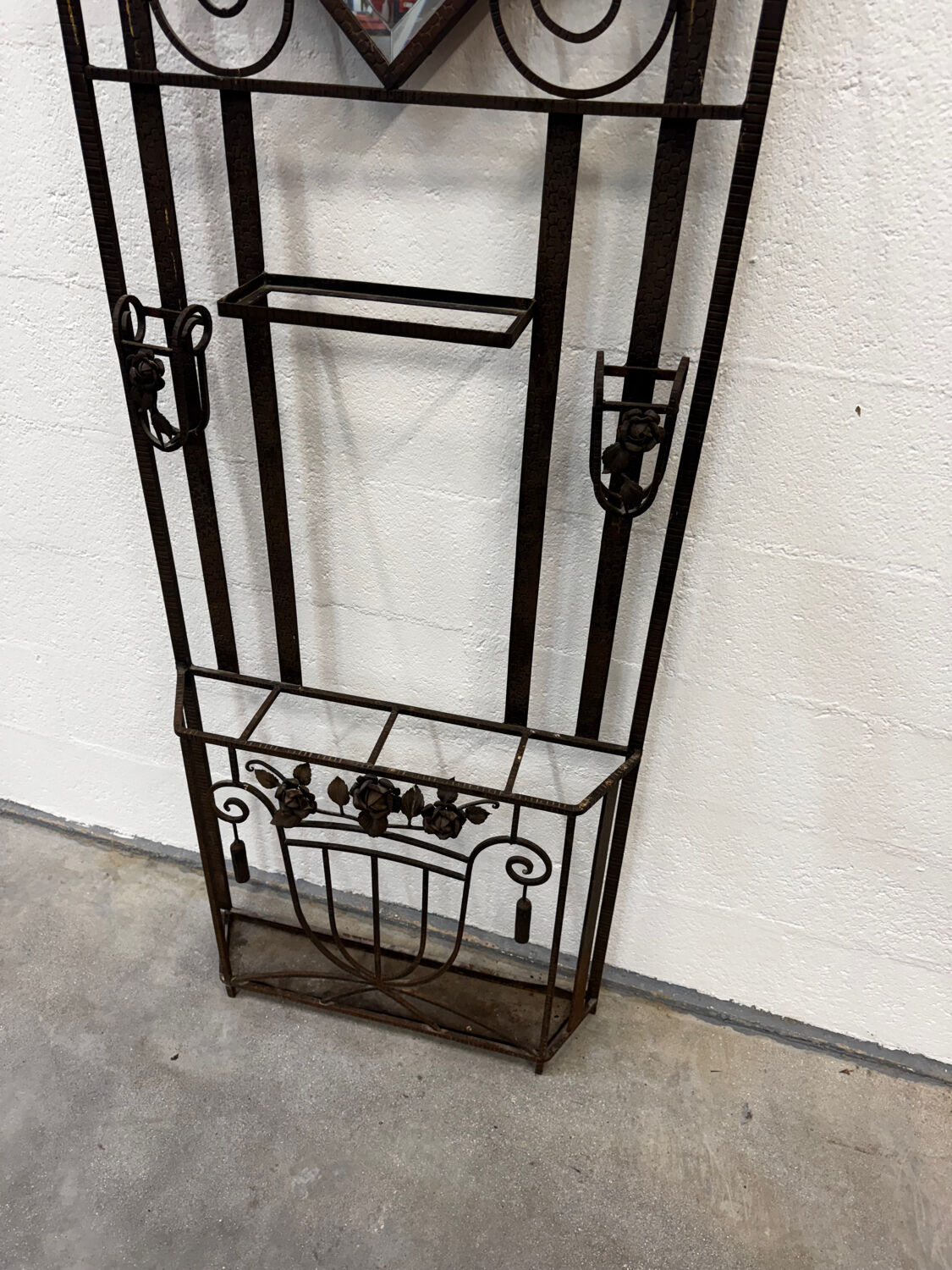 Art Deco coat rack / entrance hall wardrobe