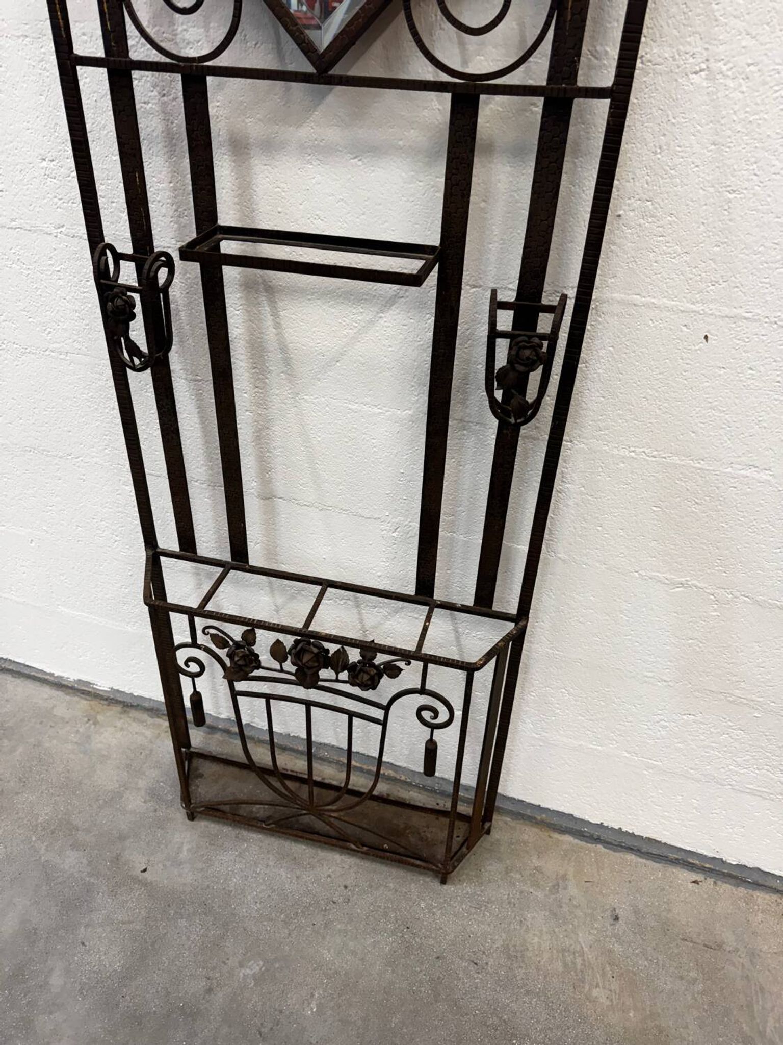 Art Deco coat rack / entrance hall wardrobe