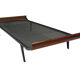 Vintage Meridian Auping Cleopatra metal teak design by Dick Cordemeyer