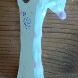 Set of 6 porcelain knife holders in the shape of a swan