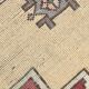 Persian Burgundy & Sand Beige Oriental Vintage Rug, 140x211Cm