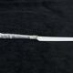 6 dessert knives blade and handle in sterling silver