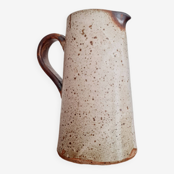 Old stoneware pitcher