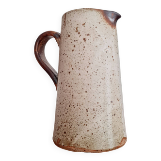 Old stoneware pitcher