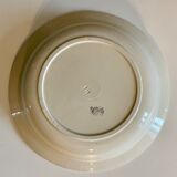 Plat saladier fleuri