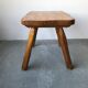 Brutalist coffee table in solid wood
