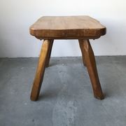 Brutalist coffee table in solid wood