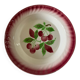 Plat creux Badonviller decors aux cerises