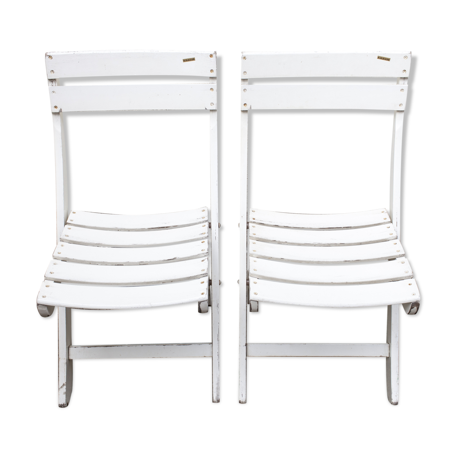 Pair of garden chairs R.Gleizes foldable, 1960s - 1970s