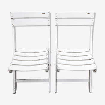 Pair of garden chairs R.Gleizes foldable, 1960s - 1970s
