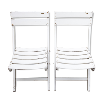 Pair of garden chairs R.Gleizes foldable, 1960s - 1970s