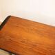 Vintage light and dark oak coffee table 140 cm 1960 Sweden