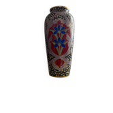 Antique Limoges porcelain vase – polychrome decoration and gilding – early