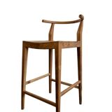Tabouret / tabouret en bois wabisabi
