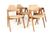 Set of 4 Kai Kristiansen for SVA Møbler model 42 / Compass Chairs