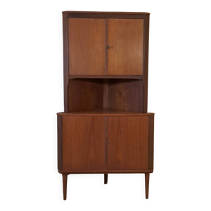 Meuble d'angle en teck, - 1960s
