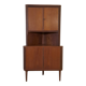 Meuble d'angle en teck,  Vintage Scandinave 1960s