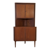 Meuble d'angle en teck,  Vintage Scandinave 1960s