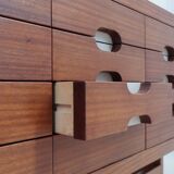 Vintage teak chest of drawers 1960s