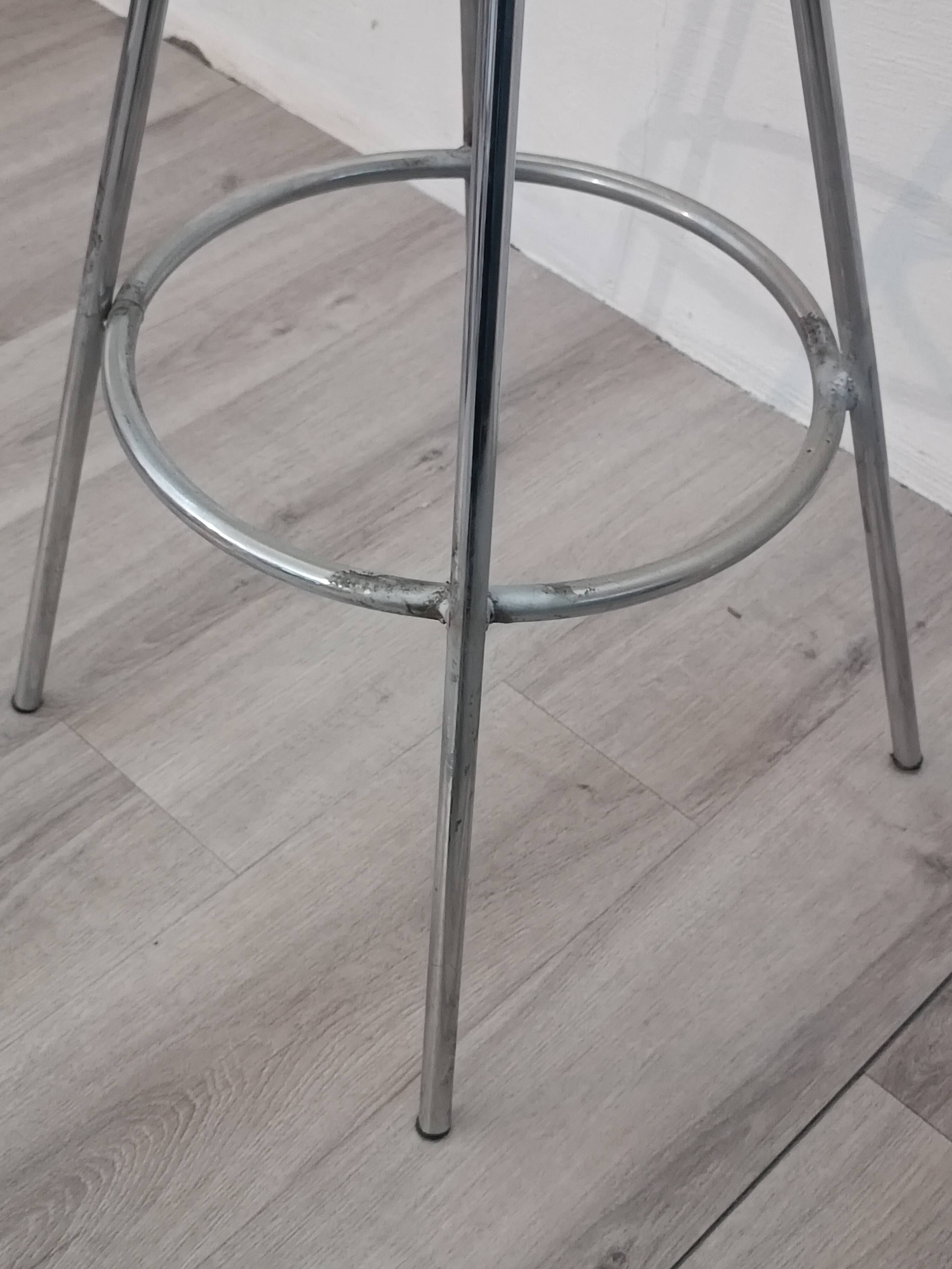 Tabouret de Bar par Roberto Foschia pour MIDJ 1970s Édition Originale