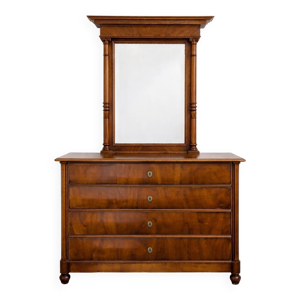 Commode 4 tiroirs merisier