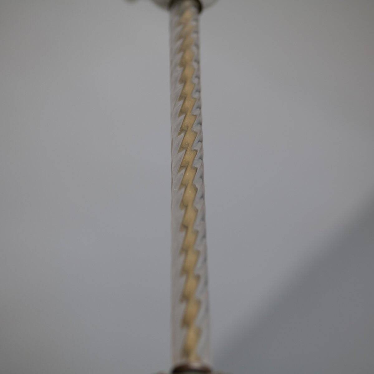 Vintage pendant lamp in Murano glass by Barovier & Toso, 1940s.