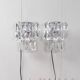 Rare 1960s Kinkeldey German crystal wall sconce 1960