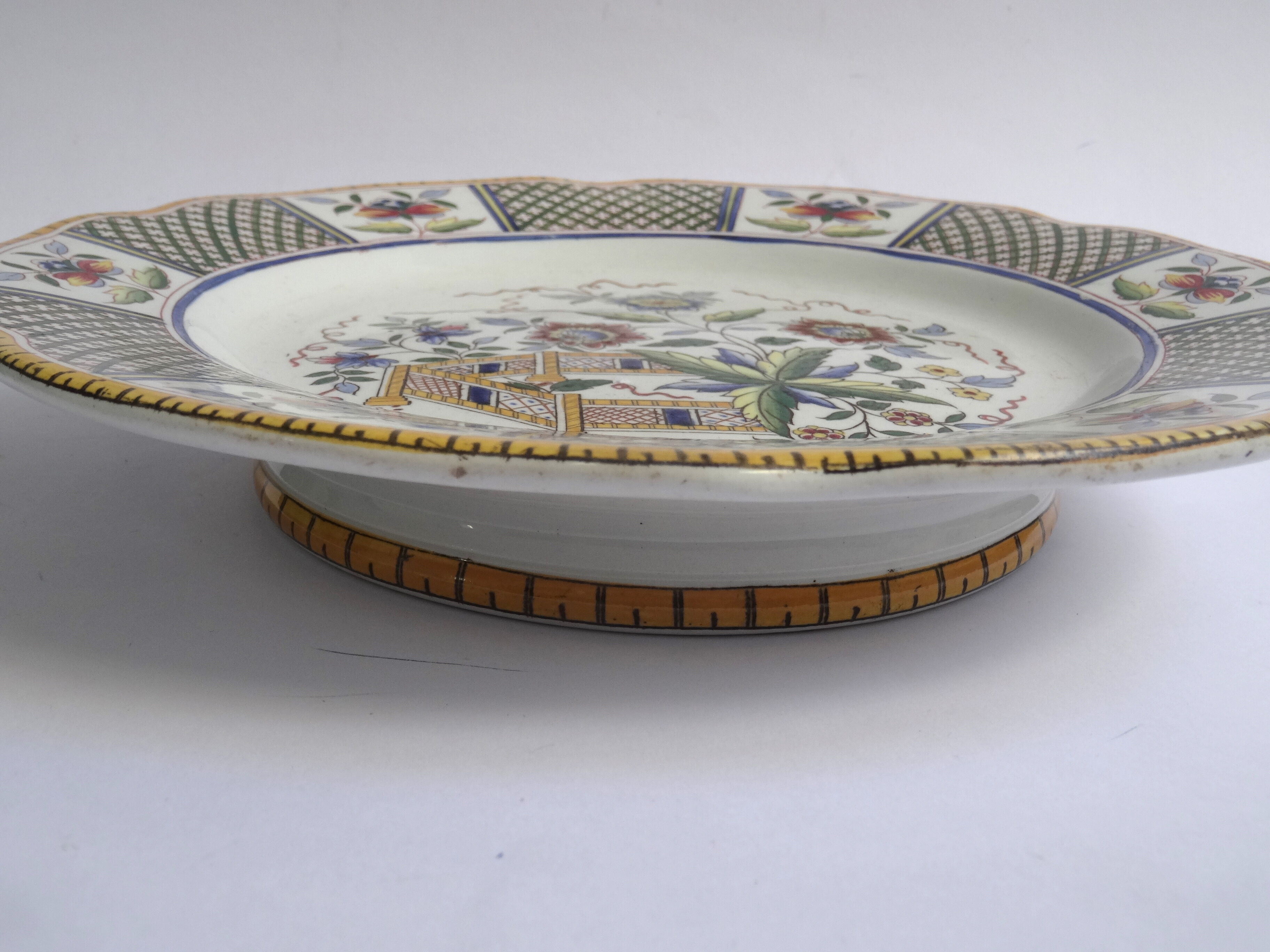 Sarreguemines plate foot shower