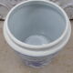Vintage porcelain China pot covered white blue décor
