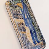 Grand plat Art brut