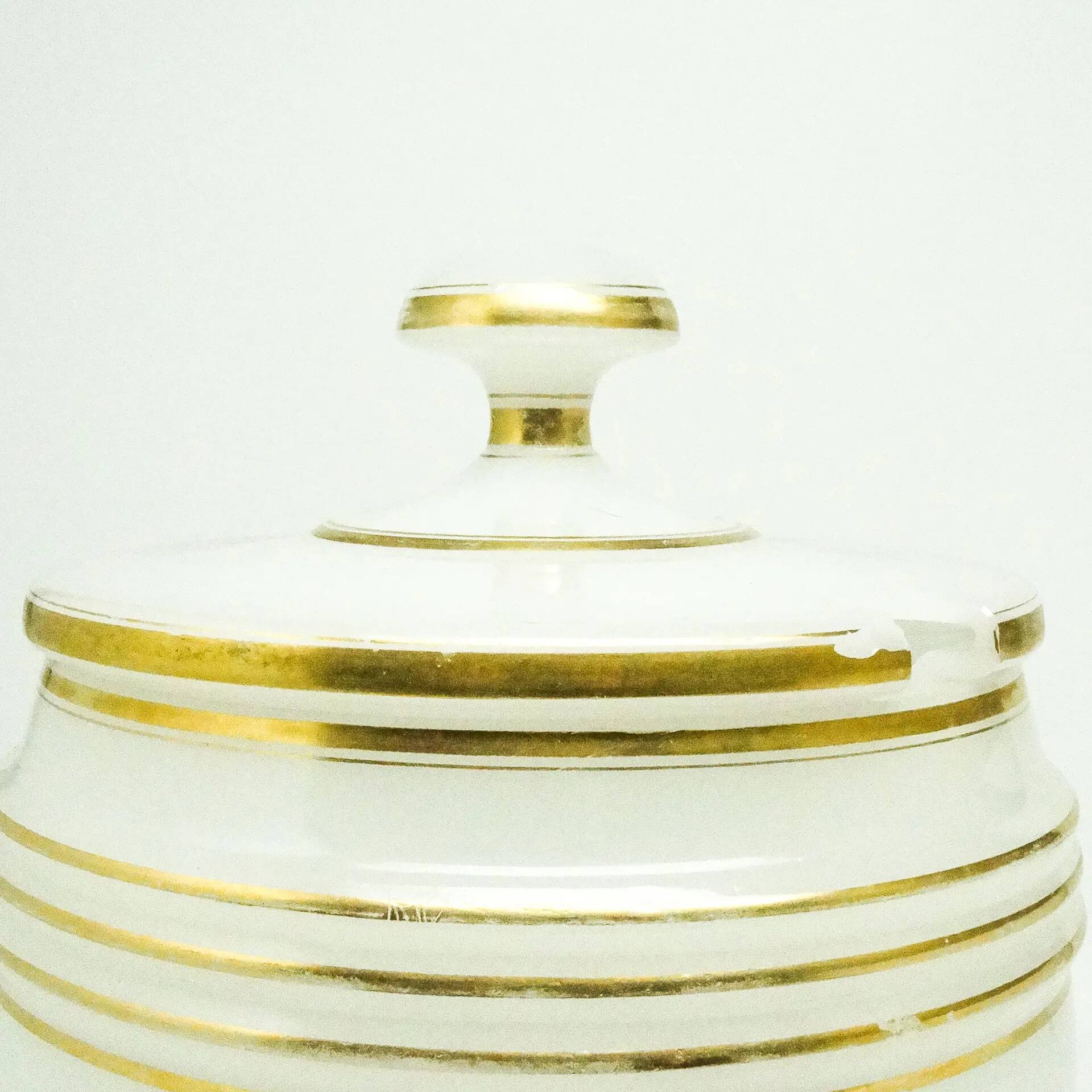 Punch bowl, Art Deco, glass, Bohemia, Czech Republic, 1930s