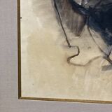 Manolo Ruiz-Pipó (1929-1998), Biotin Couple, watercolor and gouache, 1959