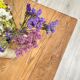Vintage farmhouse table with spindle legs.