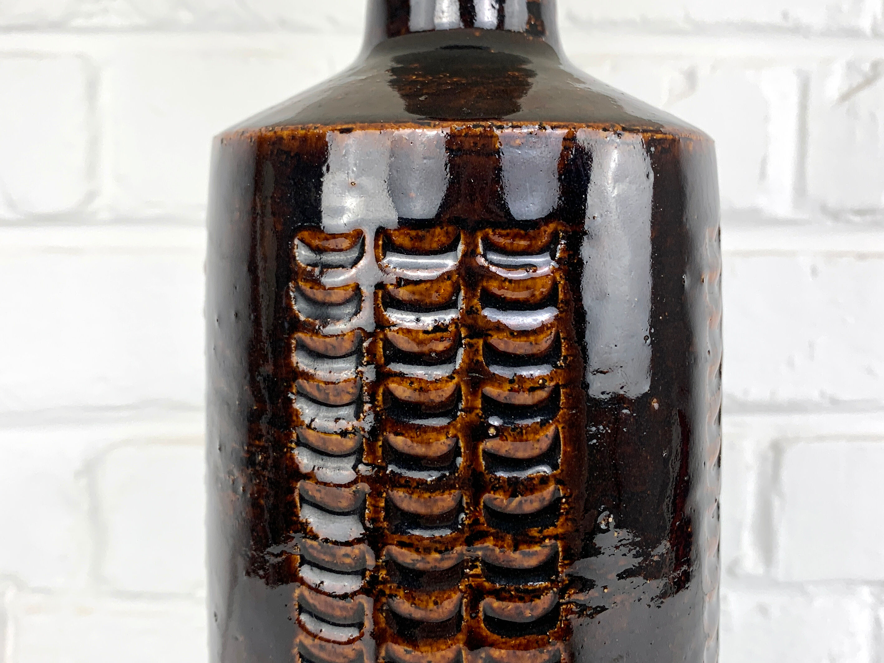 Ceramic table lamp, Per Linnemann-Schmidt for Palshus, Denmark, 1960