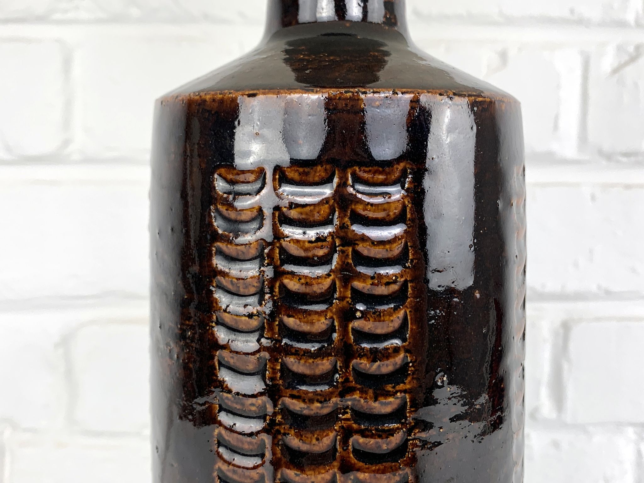 Ceramic table lamp, Per Linnemann-Schmidt for Palshus, Denmark, 1960