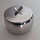 Stainless steel sugar bowl by Guy Degrenne