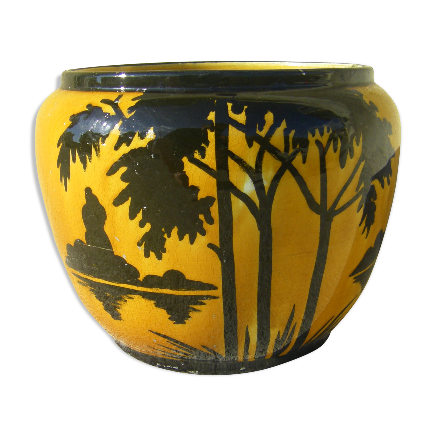 Vintage pot cover. Manufacture Orchies France