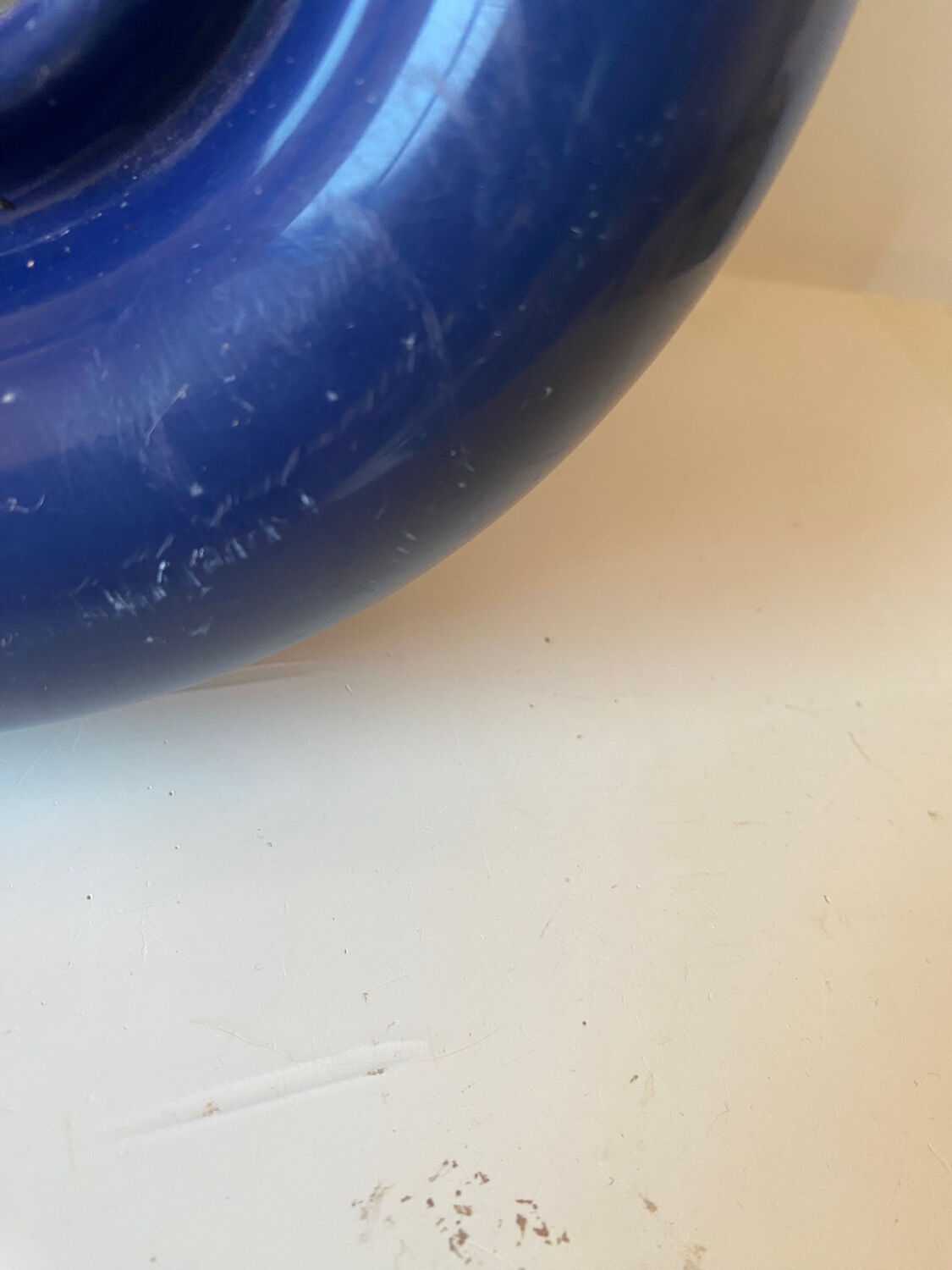 Vintage blue mirror 70