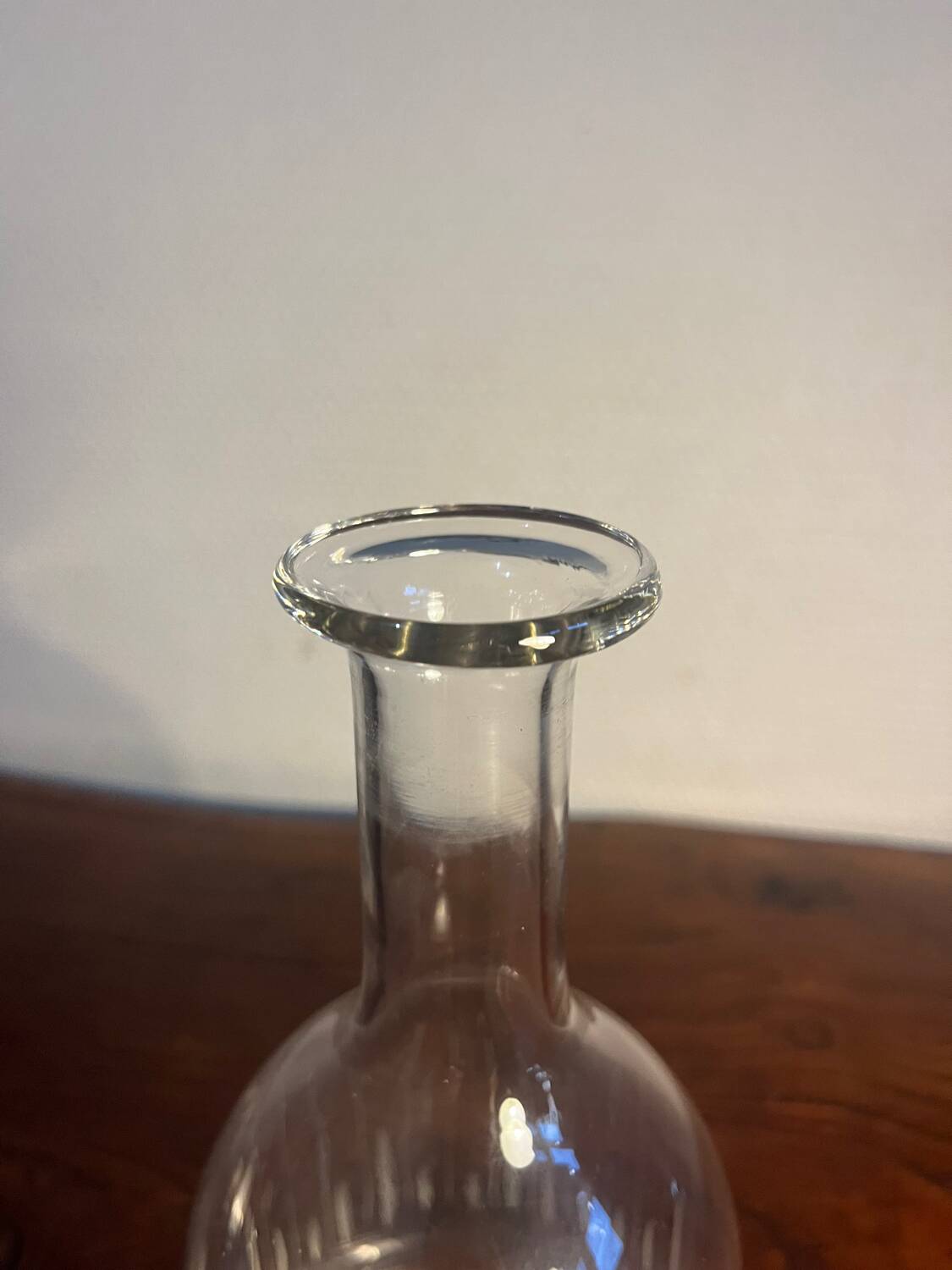 Numbered 118 cut crystal decanter