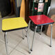 Set of 2 vintage Formica stools