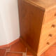 Vintage Solid Pine Commode Restored - Rustic Elegance