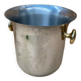 Antique champagne ice bucket saf stainless steel cooler france vintage