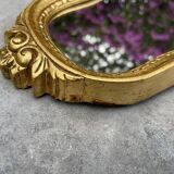 Vintage gold mirror 32 X 18cm