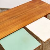 Mid Century Teak Coffee Table, Sofa Table, 1950s, 1960s