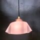 Pink opaline pendant light