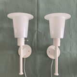 Pair of wall lamps by Uno and Östen Kristiansson for Luxus Sweden