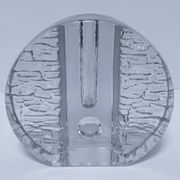 glass vase design Walther Pukerberg glassworks 1970s